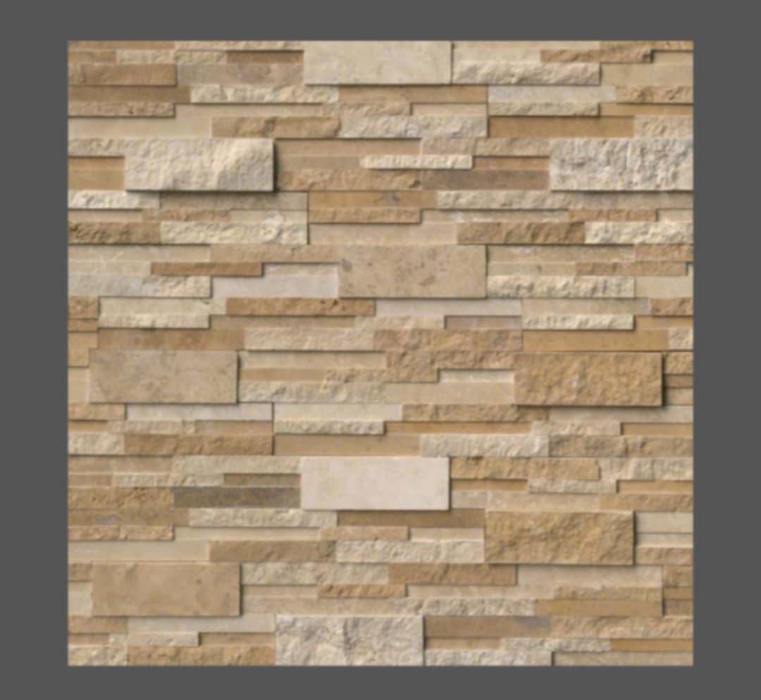 Casa Blend 3d Multi Finish Stacked Stone - Luxury Vinyl Flooring For Less