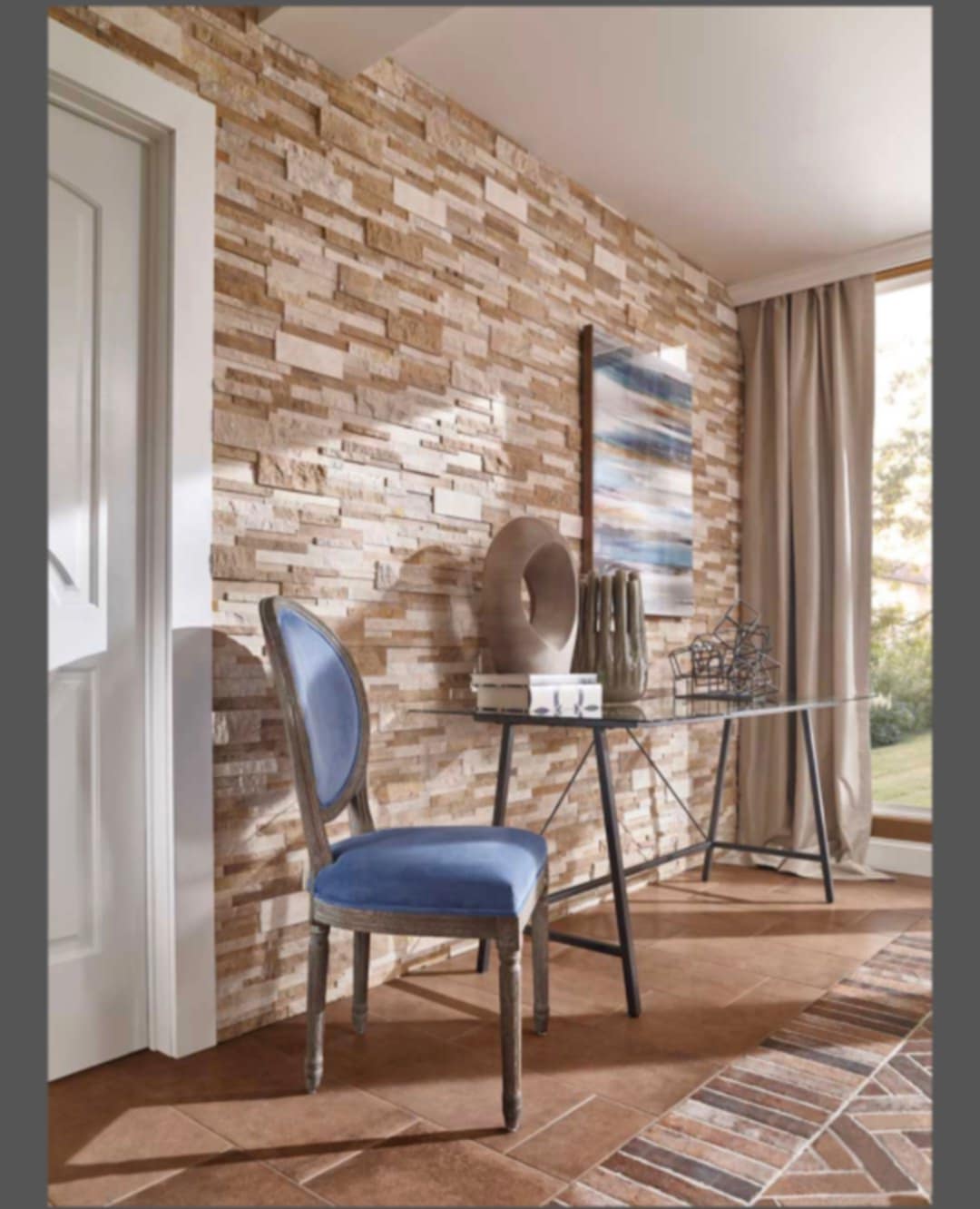 Casa Blend 3d Multi Finish Stacked Stone - Luxury Vinyl Flooring For Less