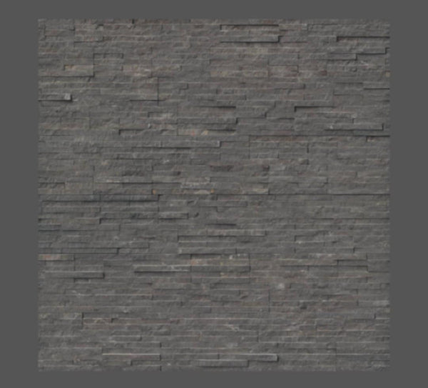 Charcoal Pencil Stacked Stone - Luxury Vinyl Flooring For Less