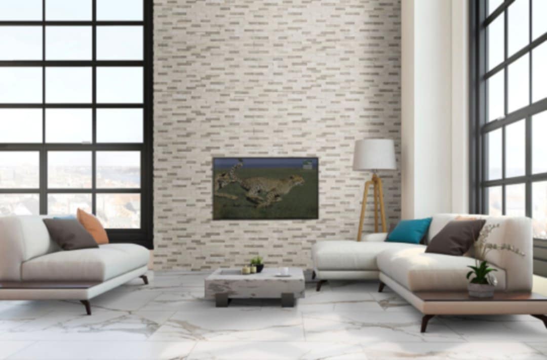 Colorado Cream Stacked Stone - Luxury Vinyl Flooring For Less