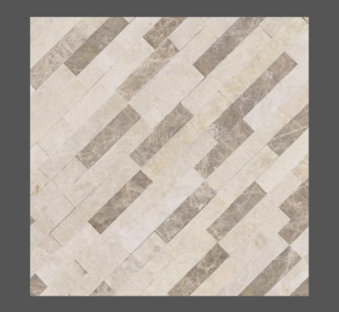 Colorado Cream Stacked Stone - Luxury Vinyl Flooring For Less