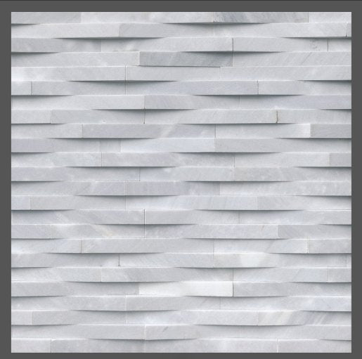 Cosmic Gray 3d Wave Stacked Stone - Luxury Vinyl Flooring For Less