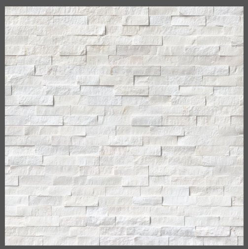 Cosmic White Stacked Stone - Luxury Vinyl Flooring For Less