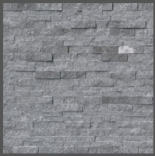 Glacial Grey Marble Stacked Stone - Luxury Vinyl Flooring For Less