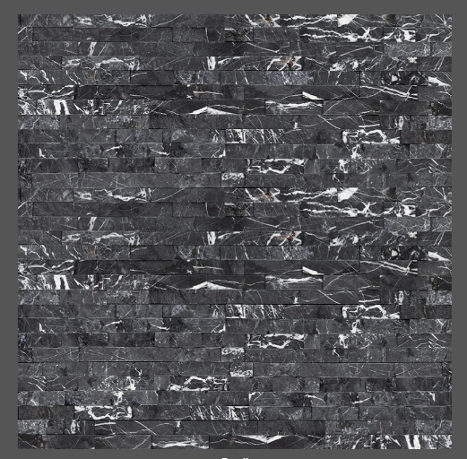 Marquina Nero Stacked Stone