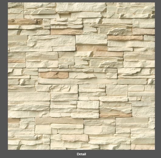 Peninsula Cream Stacked Stone - Luxury Vinyl Flooring For Less