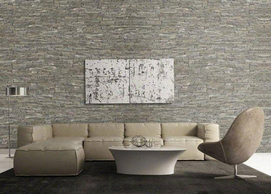 Sage Green Stacked Stone - Luxury Vinyl Flooring For Less