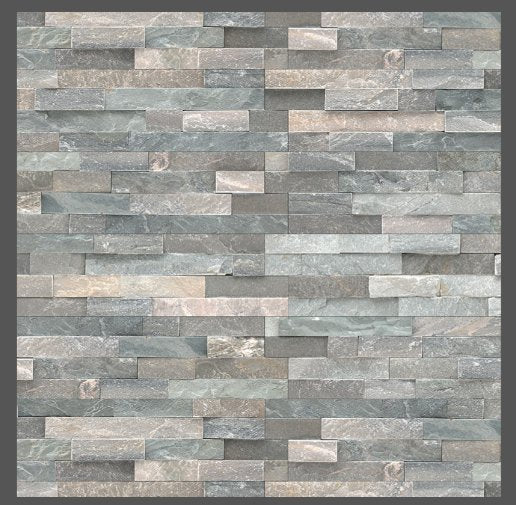 Sierra Blue Stacked Stone - Luxury Vinyl Flooring For Less