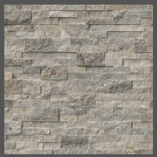 Silver Travertine Stacked Stone