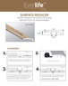 SURFACE REDUCER 1.77"x0.345”x94" - Luxury Vinyl Flooring For Less