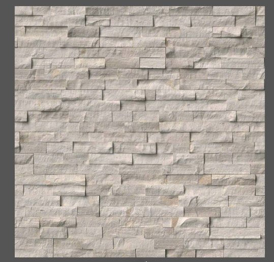 White Oak Splitface Stacked Stone - Luxury Vinyl Flooring For Less